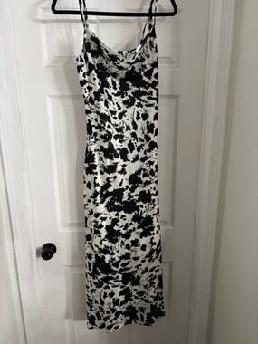 Cow Print Slip Dress